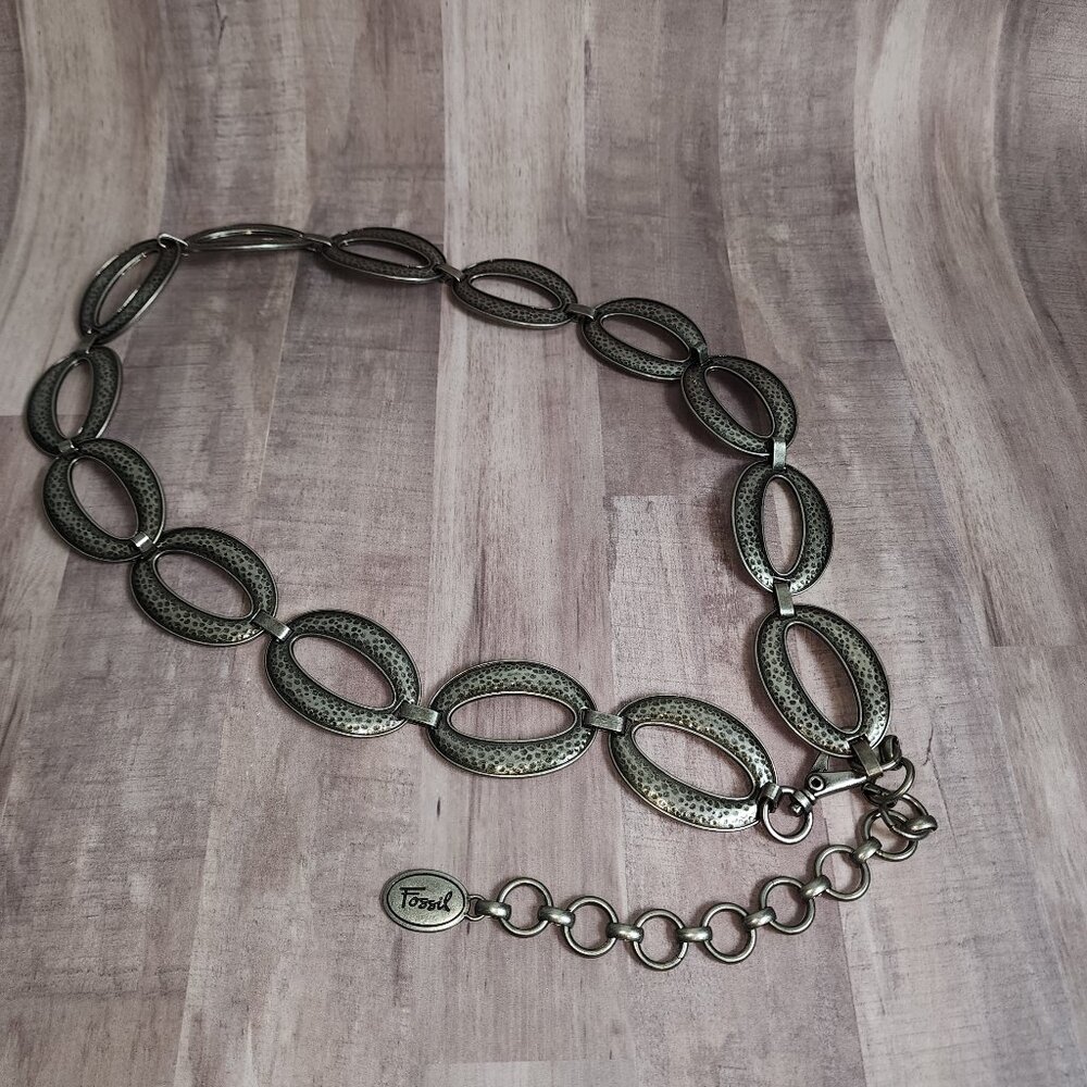 Fossil Hammered Loop Belt - image 1